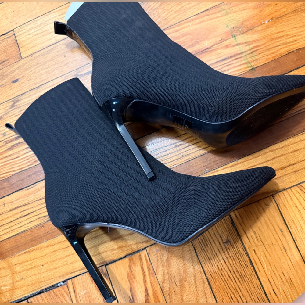 Nine West Black Heeled Boots